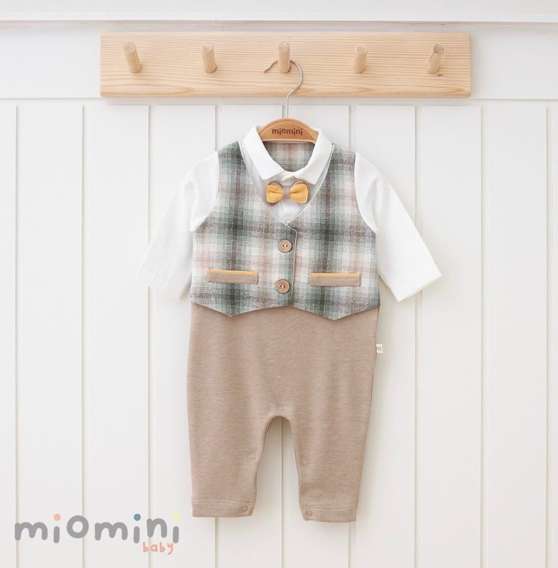 Baby Boy Striped Plaid 2 Piece Set