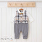 Baby Boy Striped Plaid 2 Piece Set